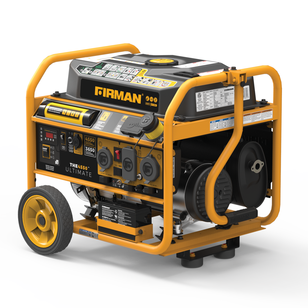 Gas Portable Generator 4550W Remote Start 120/240V