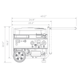 Gas Portable Generator 4550W Remote Start 120/240V