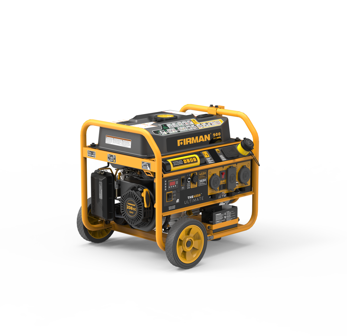 Gas Portable Generator 4550W Remote Start 120/240V