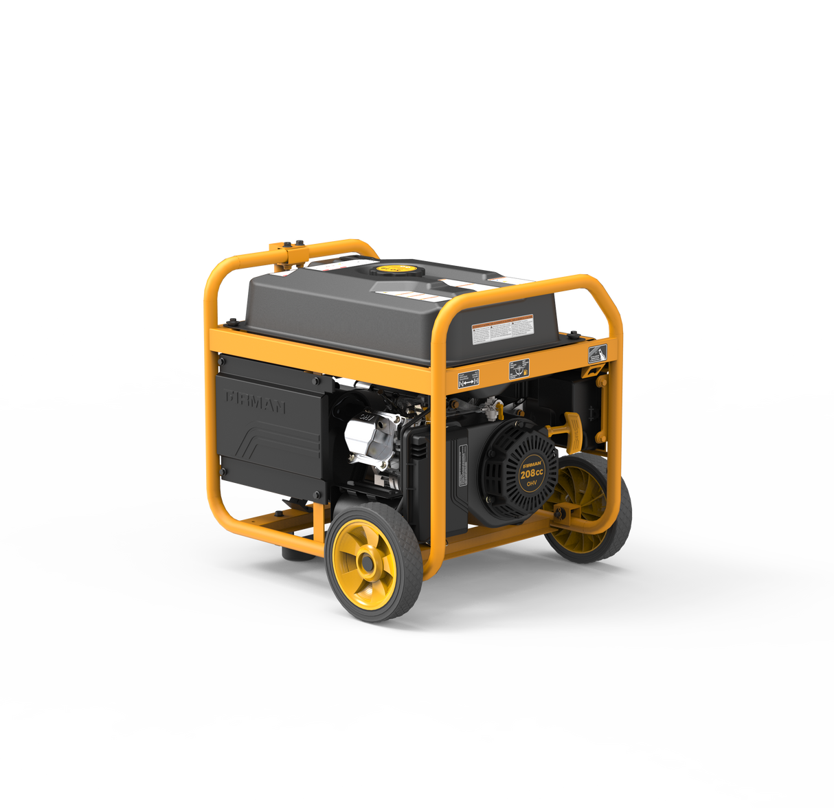 Gas Portable Generator 4550W Remote Start 120/240V