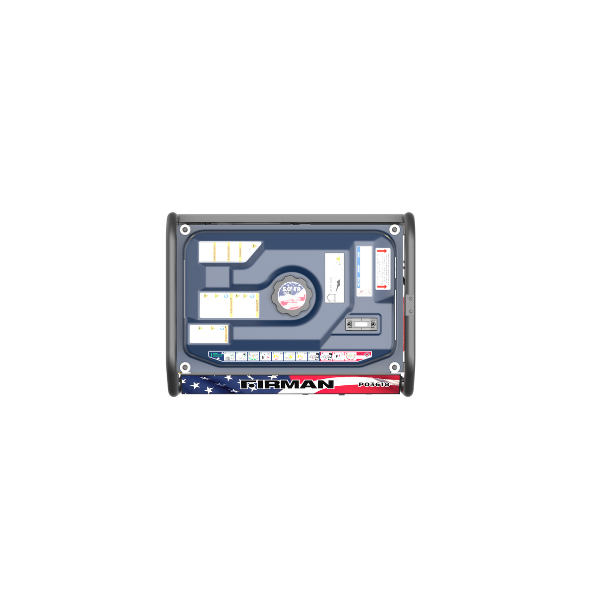 Gas Portable Generator 4550W Recoil Start 120V