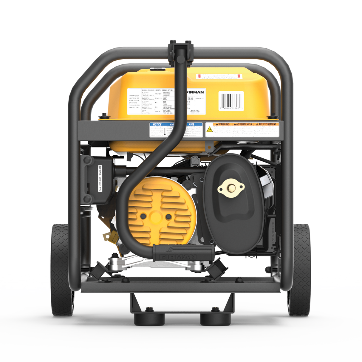 Gas Portable Generator 4550W Recoil Start 120/240V