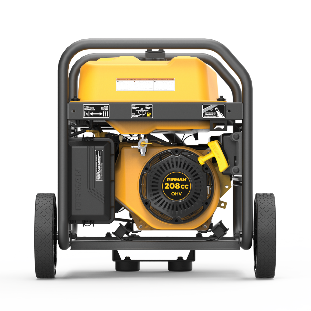 Gas Portable Generator 4550W Recoil Start 120/240V