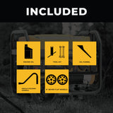 Gas Portable Generator 4550W Recoil Start 120/240V
