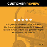 Gas Portable Generator 4550W Remote Start with CO Alert