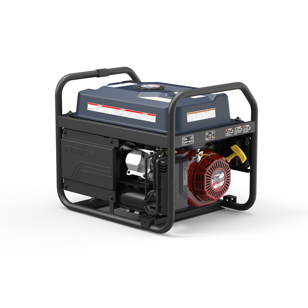 Gas Portable Generator 4550/3650W Recoil Start Stars & Stripes