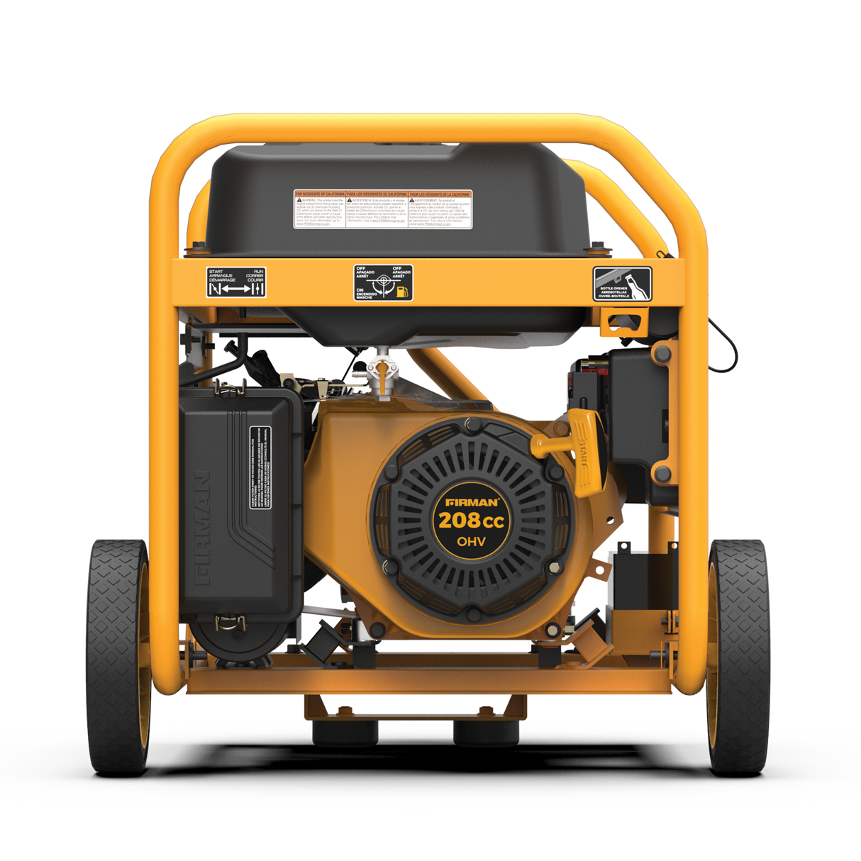 Gas Portable Generator 4550W Remote Start 120/240V with CO alert
