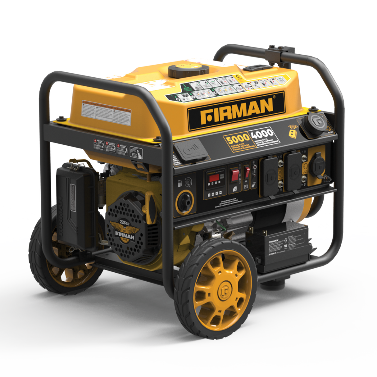 Gas Portable Generator 5000W Remote Start 120V