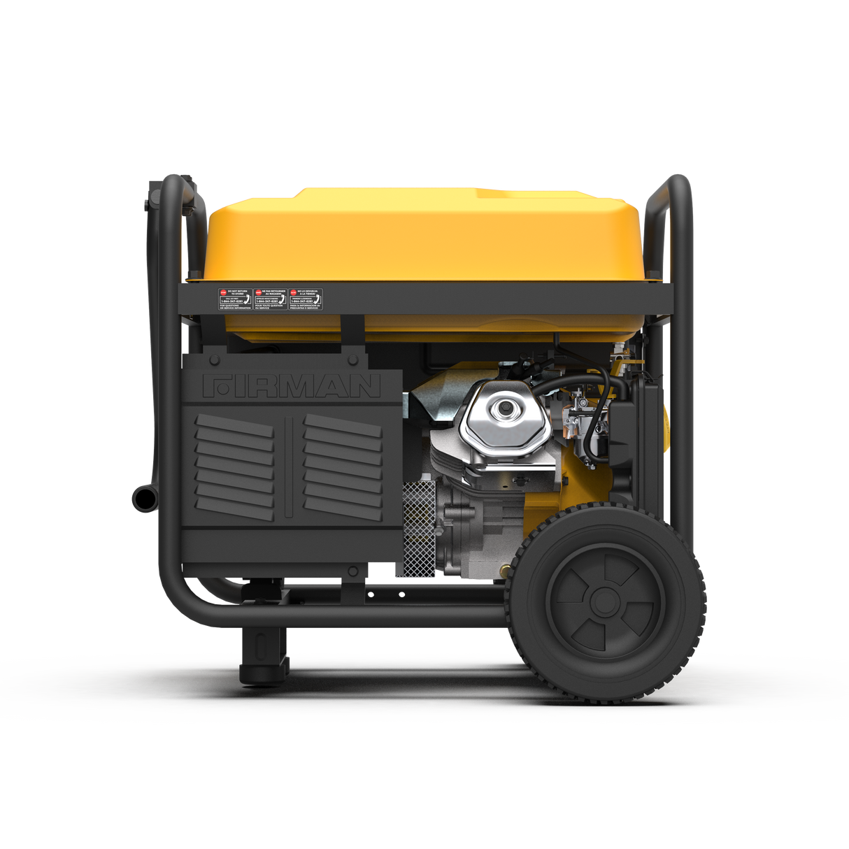 Gas Portable Generator 8375W Recoil Start 120/240V With CO Alert