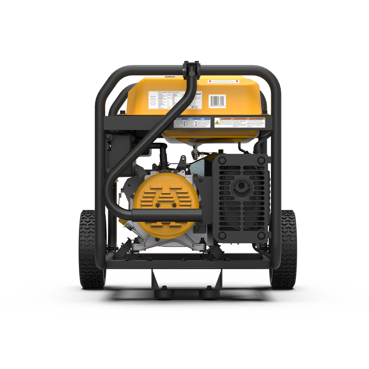 Gas Portable Generator 8375W Recoil Start 120/240V With CO Alert