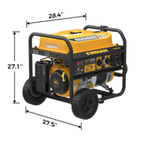 Gas Portable Generator 8375W Recoil Start 120/240V With CO Alert