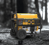 Gas Portable Generator 8375W Recoil Start 120/240V With CO Alert