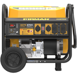 Gas Portable Generator 8375W Recoil Start 120/240V With CO Alert