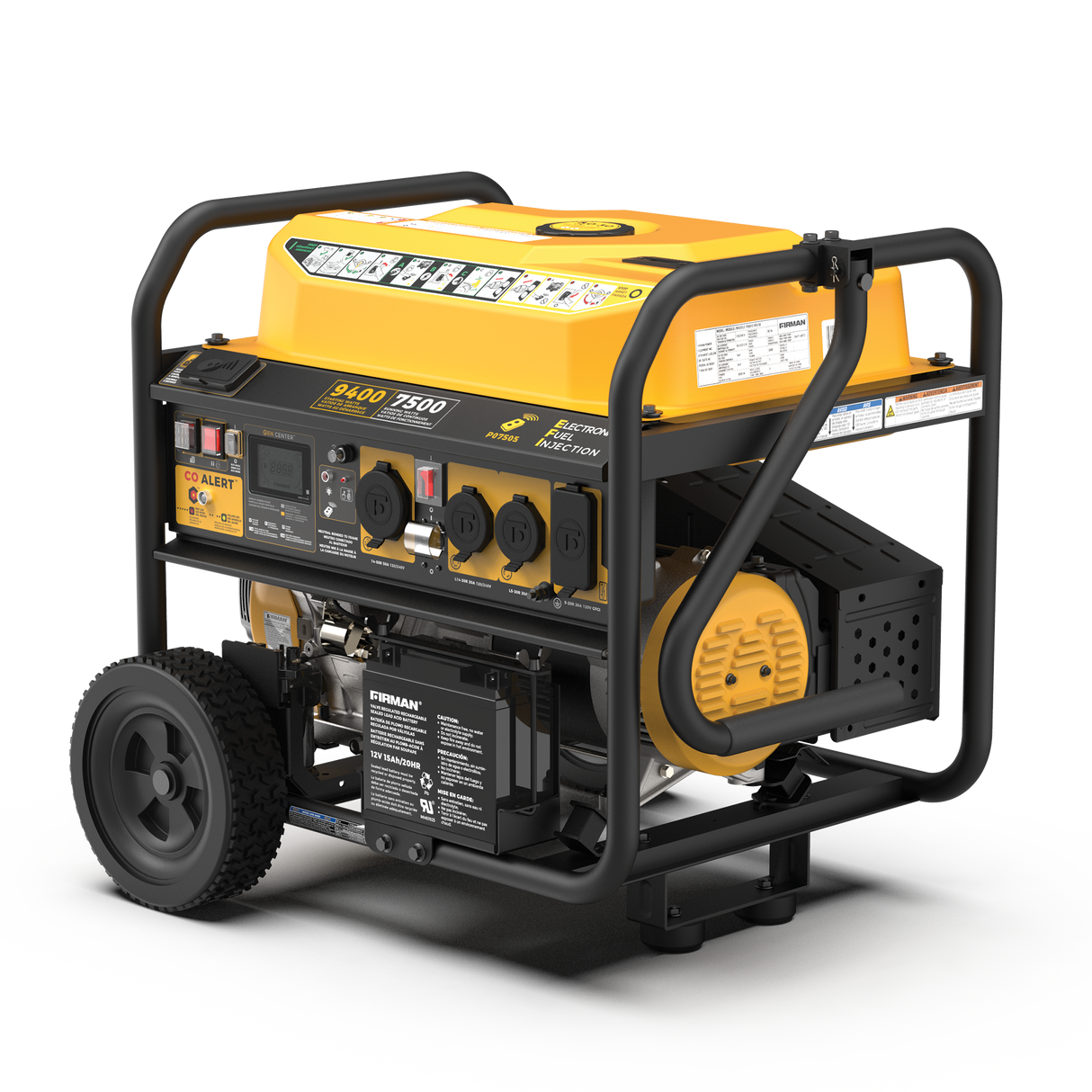 GAS PORTABLE GENERATOR 9,400W REMOTE START 120/240V WITH CO ALERT
