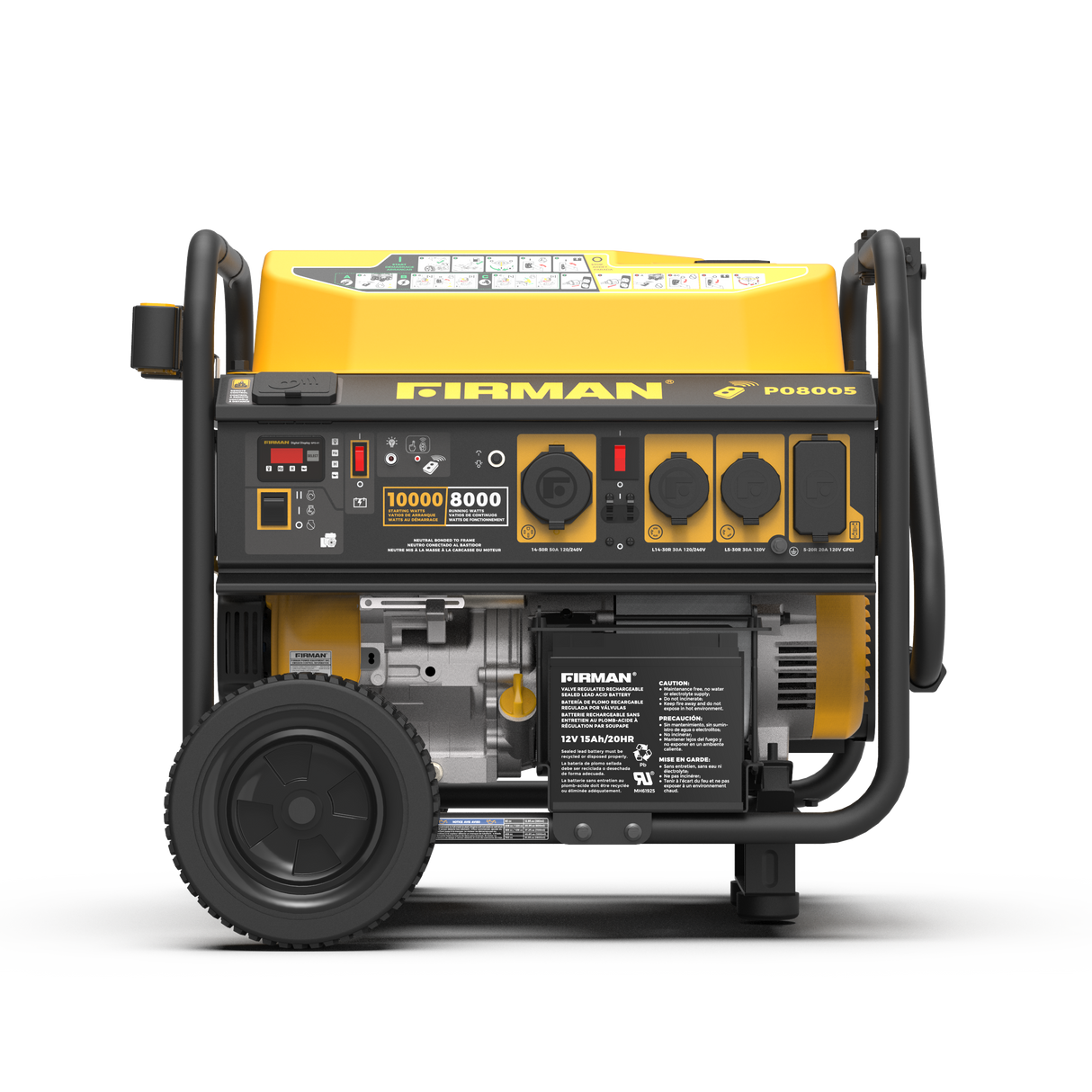 Gas Portable Generator 10000W  Remote Start 120/240V