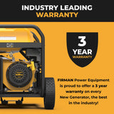 Gas Portable Generator 10000W Remote Start 120/240V with CO Alert