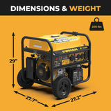 Gas Portable Generator 10000W Remote Start 120/240V with CO Alert