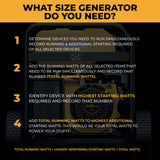 Gas Portable Generator 10000W Remote Start 120/240V with CO Alert