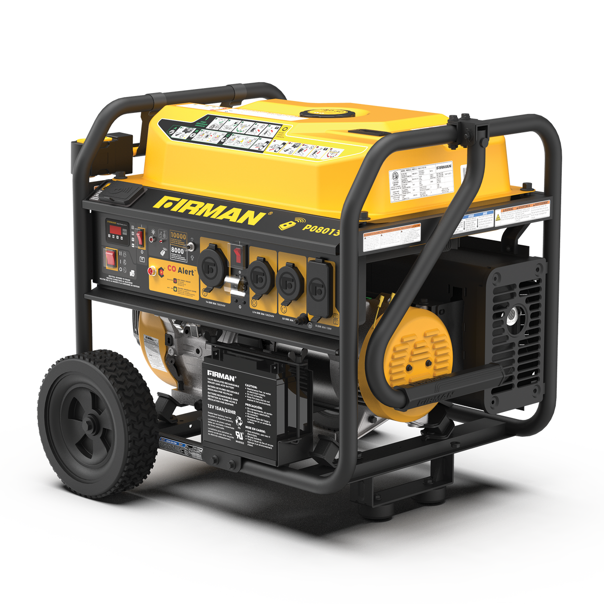 Gas Portable Generator 10000W Remote Start 120/240V with CO alert