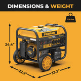 GAS PORTABLE GENERATOR 11600W REMOTE START 120/240V WITH CO ALERT