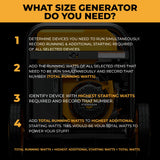 GAS PORTABLE GENERATOR 11600W REMOTE START 120/240V WITH CO ALERT