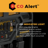 Gas Portable Generator 15000W Electric Start 120/240V with CO Alert