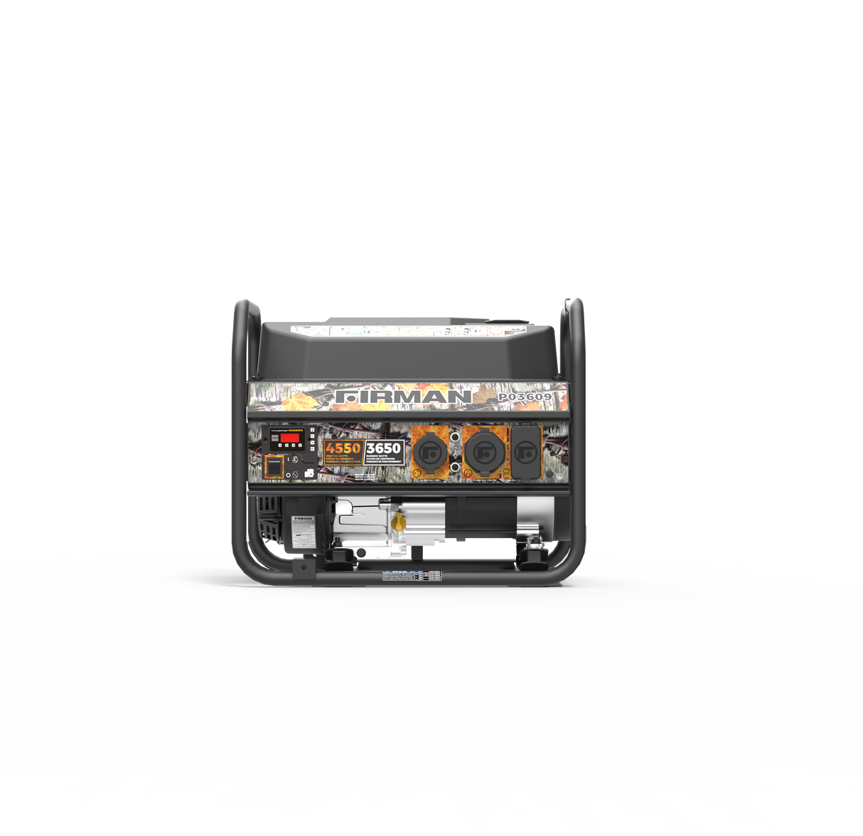 Gas Portable Generator 4550W Recoil Start 120V