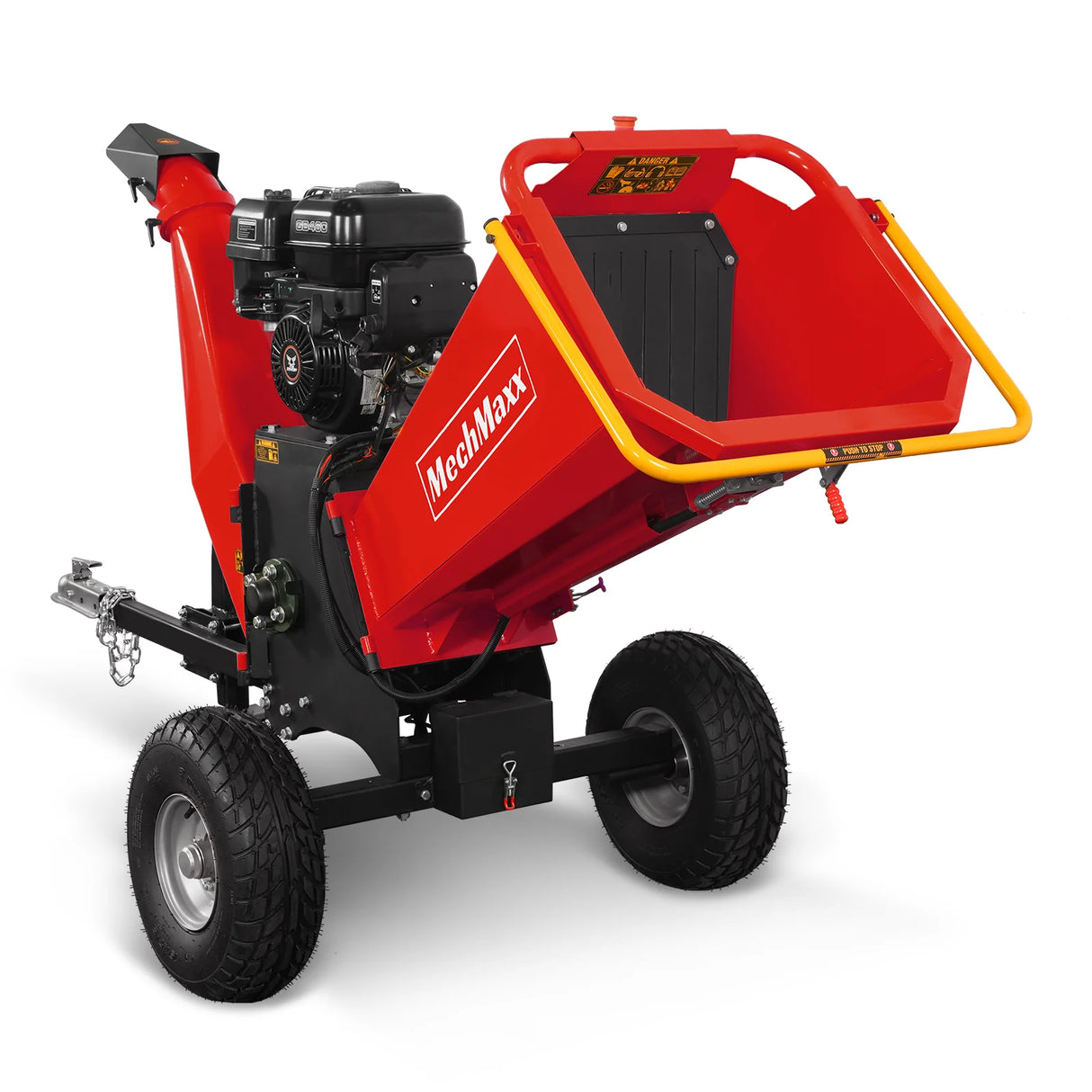 MechMaxx 6 inch E-start ZONSEN 420cc 13.4hp Gasoline Engine Powered Drum Wood Chipper ,  P4206
