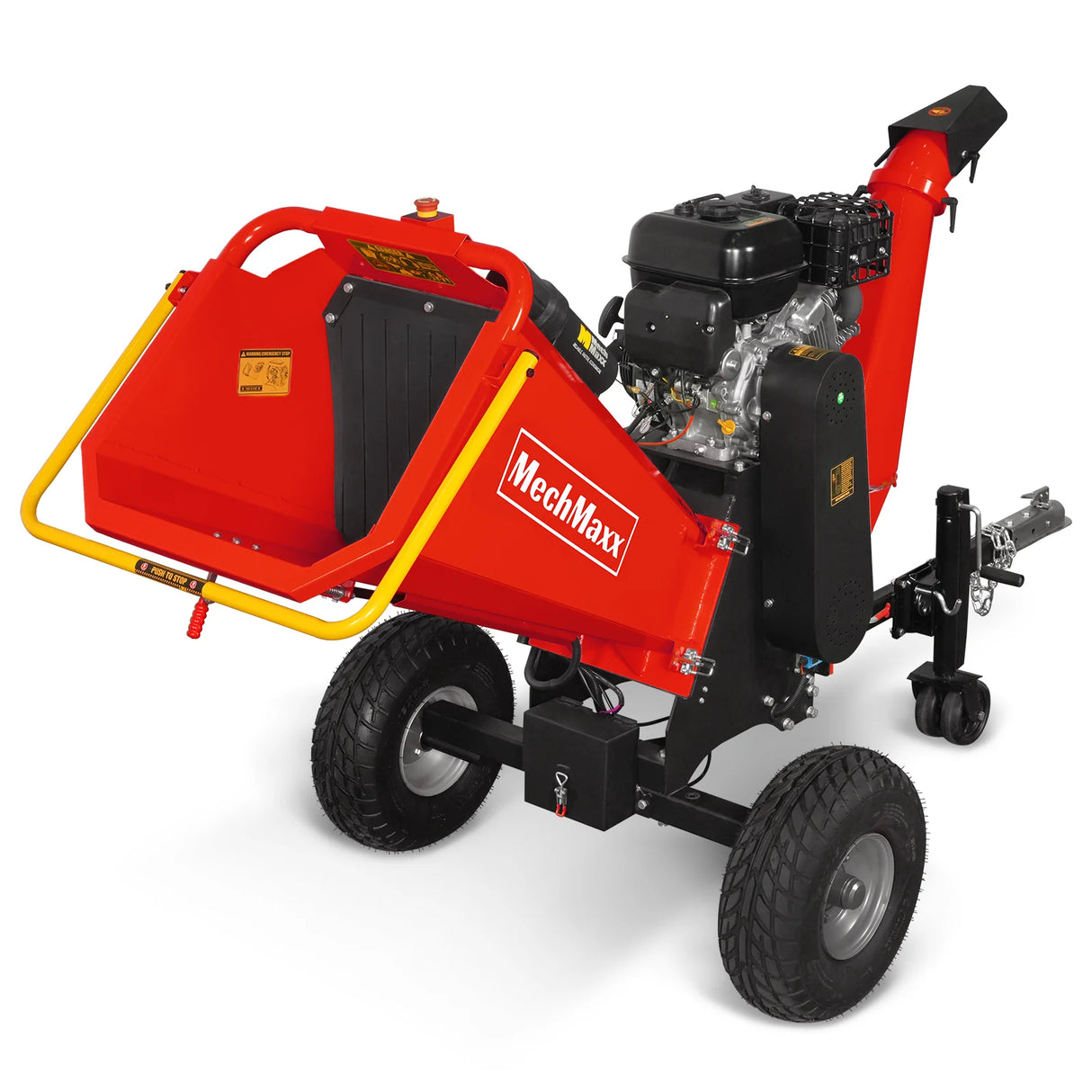 MechMaxx 6 inch E-start ZONSEN 420cc 13.4hp Gasoline Engine Powered Drum Wood Chipper ,  P4206