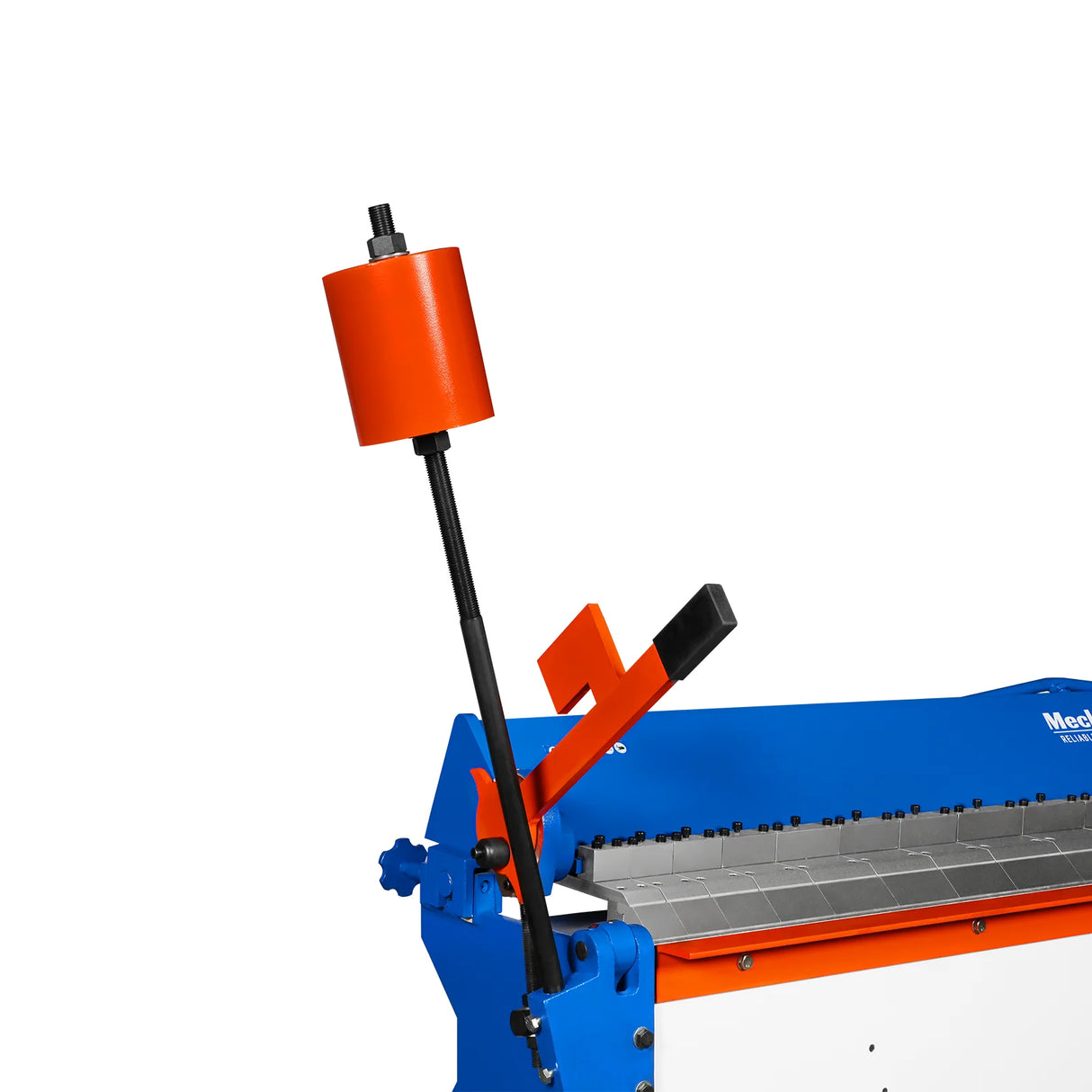 MechMaxx 100-inch Manual Sheet Metal Brake - 12 Gauge Bending Capacity, Adjustable Fingers, 8 Ft. Heavy-Duty Steel Construction, Precision Bending for Box and Pan PB10012