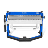 MechMaxx 50-Inch Foot Clamp Pan and Box Brake, Industrial Heavy Duty Sheet Metal Folding Machine, 0–135° Bending Angle, 1.9" Clamping Lift, 2" Box Depth PB2A5014