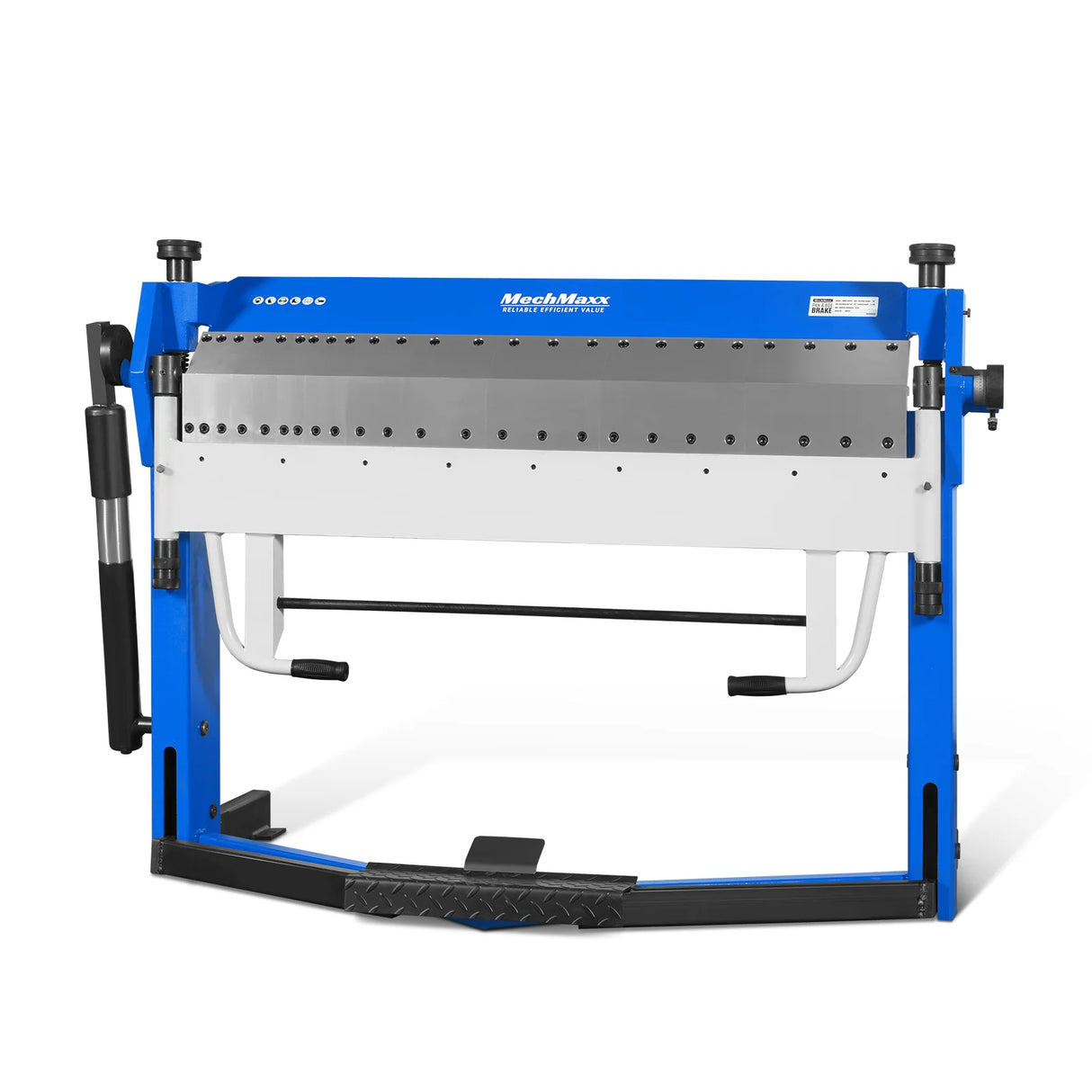 MechMaxx 50-Inch Foot Clamp Pan and Box Brake, Industrial Heavy Duty Sheet Metal Folding Machine, 0–135° Bending Angle, 1.9" Clamping Lift, 2" Box Depth PB2A5014
