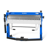 MechMaxx 50-Inch Foot Clamp Pan and Box Brake, Industrial Heavy Duty Sheet Metal Folding Machine, 0–135° Bending Angle, 1.9" Clamping Lift, 2" Box Depth PB2A5014