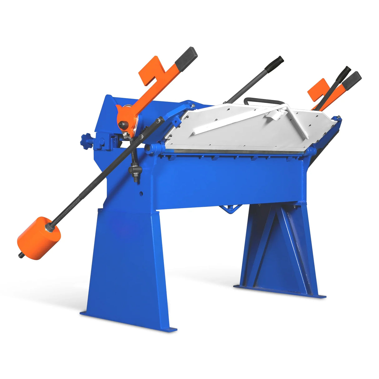 MechMaxx 48” Manual Pan and Box Brake - Heavy Duty, Durable Construction, 12 Gauge Mild Steel, 135° Bending Angle, Individual Bending Fingers" PB4812