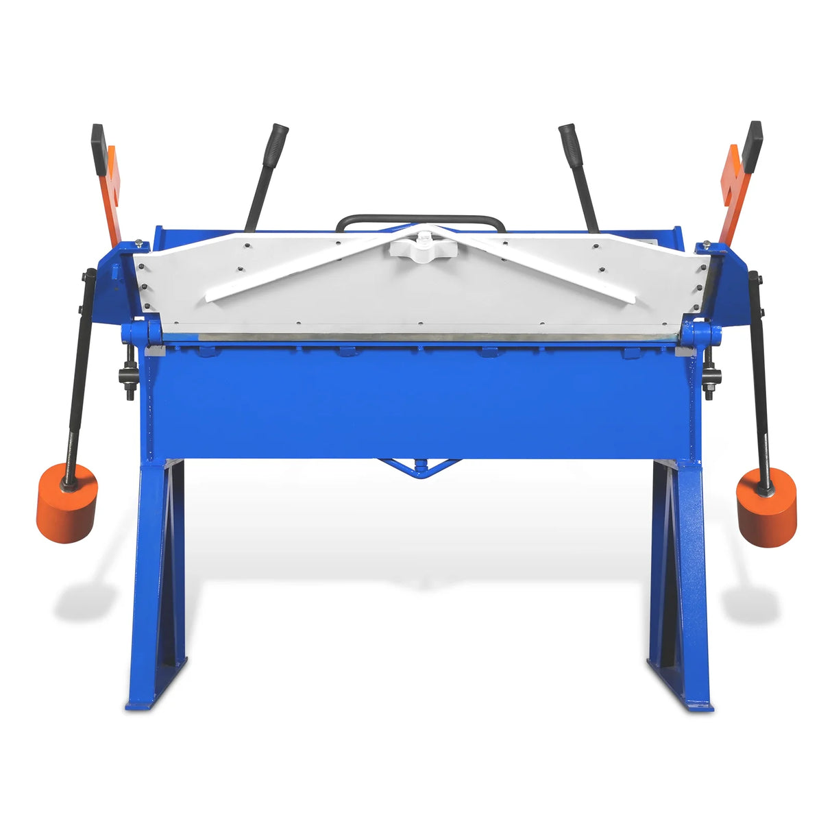 MechMaxx 48” Manual Pan and Box Brake - Heavy Duty, Durable Construction, 12 Gauge Mild Steel, 135° Bending Angle, Individual Bending Fingers" PB4812