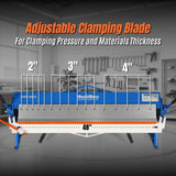 MechMaxx 48" Manual Pan and Box Brake - 16 Gauge Mild Steel Capacity, 135° Bending Angle, 16 Precision Fingers, Durable Construction for Accurate Bends"