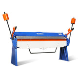 MechMaxx 80-inch Manual Sheet Metal Brake - 12 Gauge Bending Capacity, Adjustable Fingers, 6 Ft. Heavy-Duty Steel Construction for Precision Bending PB8012