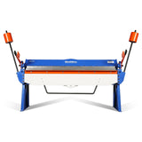 MechMaxx 80-inch Manual Sheet Metal Brake - 12 Gauge Bending Capacity, Adjustable Fingers, 6 Ft. Heavy-Duty Steel Construction for Precision Bending PB8012