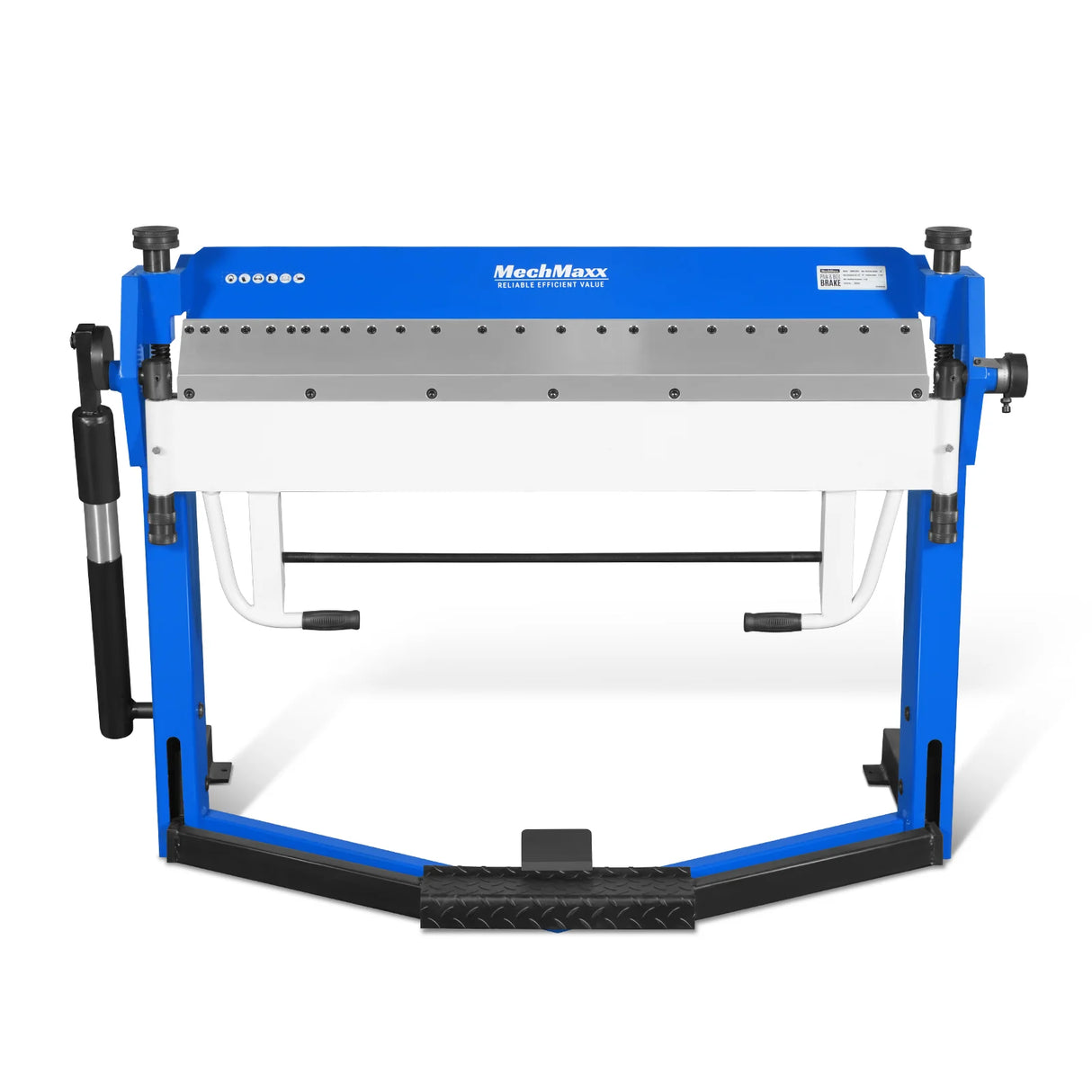 MechMaxx 50-Inch Foot Clamp Pan and Box Brake, Light Duty Sheet Metal Folding Machine, 0–135° Bending Angle, 1.9" Clamping Lift, 2" Box Depth PBA5014