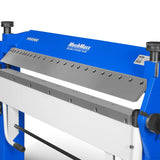 MechMaxx 50-Inch Foot Clamp Pan and Box Brake, Light Duty Sheet Metal Folding Machine, 0–135° Bending Angle, 1.9" Clamping Lift, 2" Box Depth PBA5014