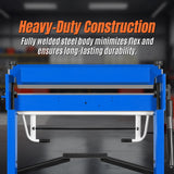 MechMaxx 50-Inch Foot Clamp Pan and Box Brake, Light Duty Sheet Metal Folding Machine, 0–135° Bending Angle, 1.9" Clamping Lift, 2" Box Depth PBA5014