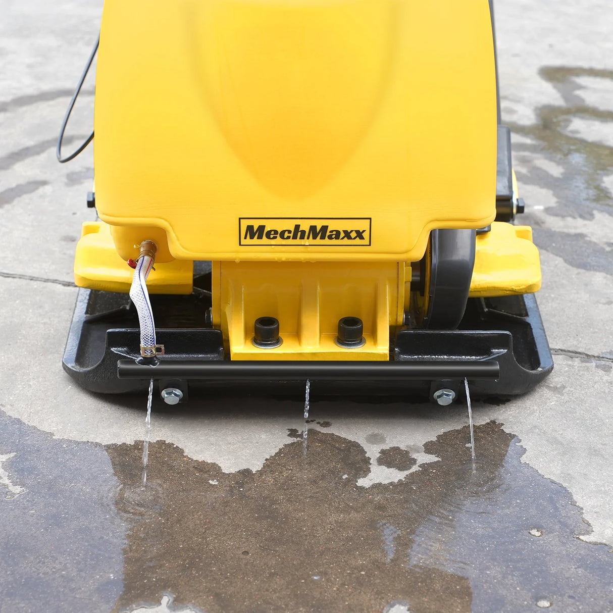 Honda GX160 Vibratory Plate Compactor with Wheel Kit, 3150 lb Centrifugal Force for Soil, Gravel, Asphalt and Paver Base, PC80H