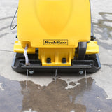 Honda GX160 Vibratory Plate Compactor with Wheel Kit, 3150 lb Centrifugal Force for Soil, Gravel, Asphalt and Paver Base, PC80H