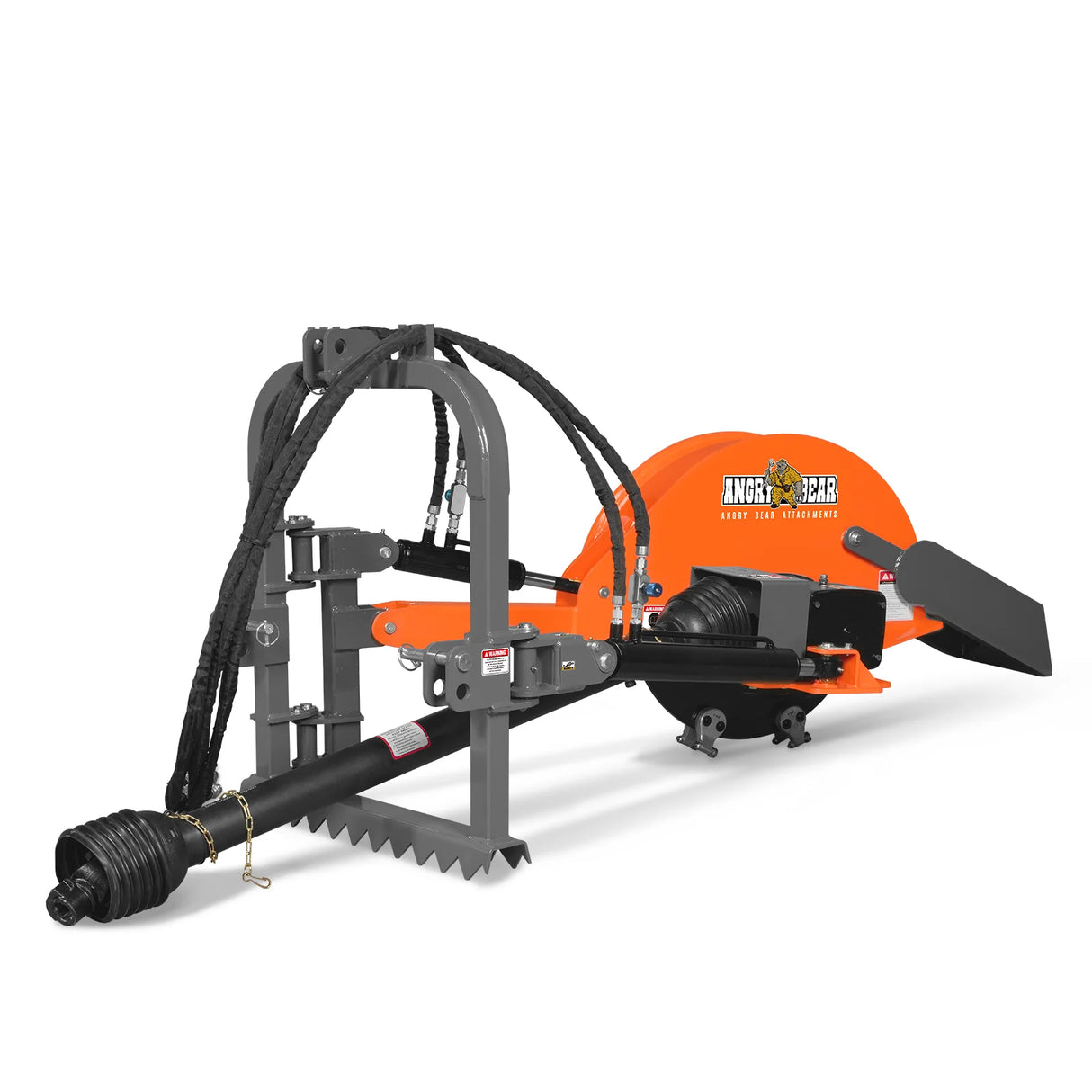 24'' Cutting Wheel Hydraulic Cylinders Stump Grinder,  (PTO Shaft Included with Slip Clutch) ,  35-60hp,   TSG61