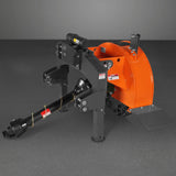 MechMaxx 3-Point PTO Stump Grinder with 44 Carbide Teeth (PTO Shaft Included with Slip Clutch), for 35-80HP Tractor, SG28 – Orange
