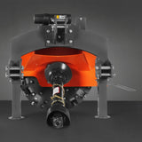 MechMaxx 3-Point PTO Stump Grinder with 44 Carbide Teeth (PTO Shaft Included with Slip Clutch), for 35-80HP Tractor, SG28 – Orange