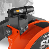 MechMaxx 3-Point PTO Stump Grinder with 44 Carbide Teeth (PTO Shaft Included with Slip Clutch), for 35-80HP Tractor, SG28 – Orange