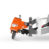 MechMaxx 3-Point PTO Stump Grinder with 44 Carbide Teeth (PTO Shaft Included with Slip Clutch), for 35-80HP Tractor, SG28 – Orange