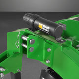 MechMaxx 3-Point PTO Stump Grinder with 44 Carbide Teeth (PTO Shaft Included with Slip Clutch), for 35-80HP Tractor, SG28 – Green