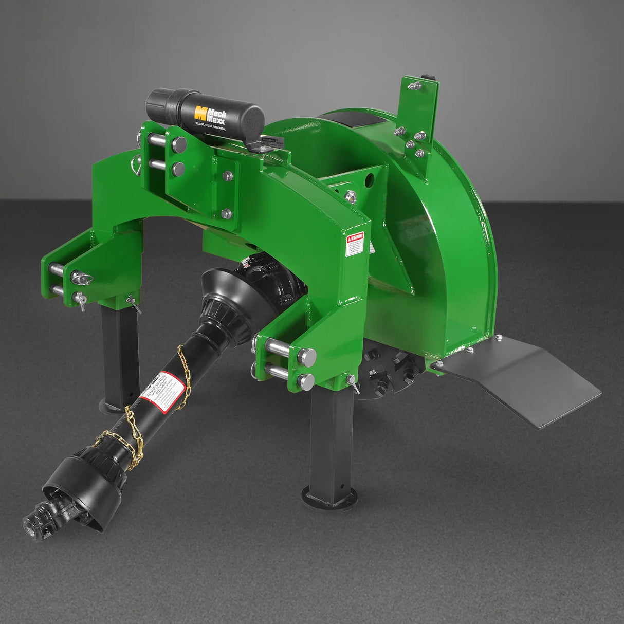 MechMaxx 3-Point PTO Stump Grinder with 44 Carbide Teeth (PTO Shaft Included with Slip Clutch), for 35-80HP Tractor, SG28 – Green